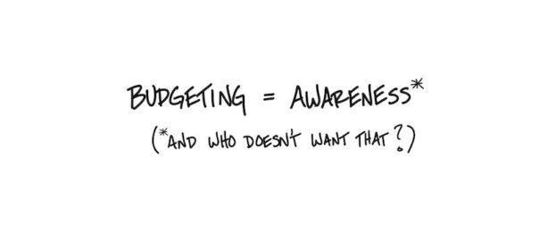 Budgeting equals awareness